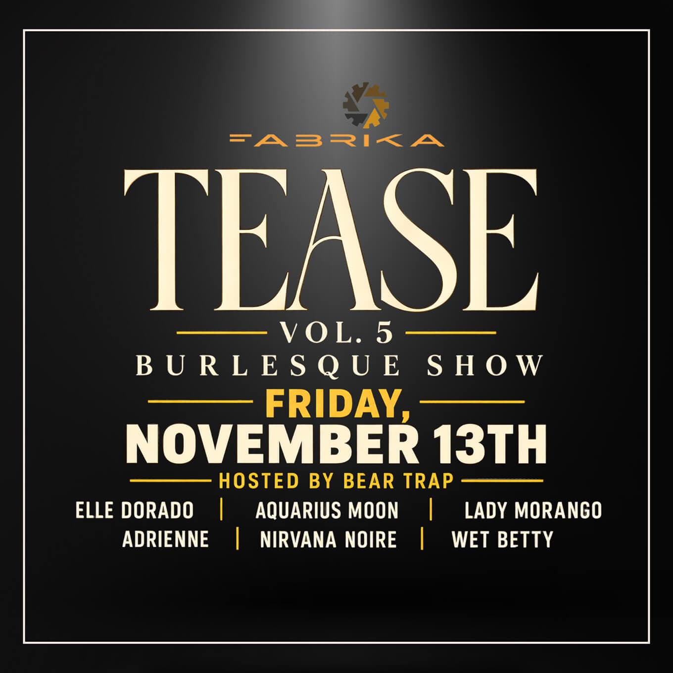 TEASE Vol. 5: Glamour, Seduction & Burlesque